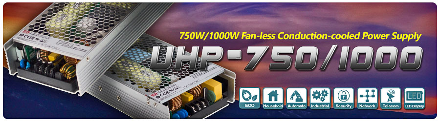 Мощные источники питания с пассивным охлаждением UHP-750 и UHP-1000